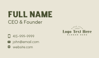 Garderner Business Card example 2