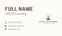 Tree Book Learning Business Card