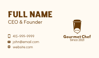 Coffee Delivery Business Card example 3