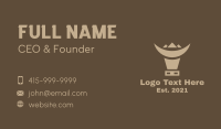 Mountain Cow Head  Business Card Design