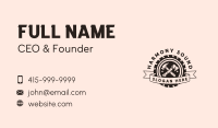 Hammer Axe Woodworking Business Card