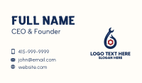Wrench Bolt Plumbing Business Card