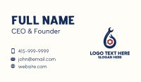 Wrench Bolt Plumbing Business Card