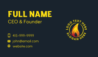 Eco Friendly Flame Business Card