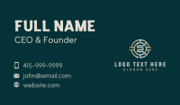 Crypto Vault Letter E Business Card