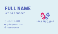 Butterfly Loop Sign Business Card