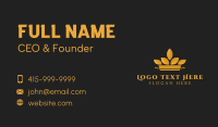 Leaf Crown Jewelry Business Card