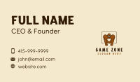 Cute Gorilla Mascot Business Card Image Preview