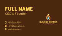 Fire Ice Fuel Temperature Business Card Image Preview