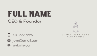 Scented Candle Maker Business Card