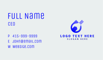 Plumber Wrench Handyman Business Card Image Preview