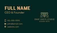 Pillar Scale Justice Firm  Business Card