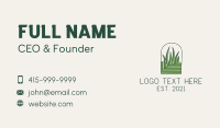 Field Lawn Care  Business Card Design