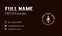 Bullet Gaming Skull Business Card Design