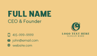 Business Commerce Script Business Card