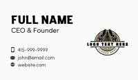 Chainsaw Forestry Logging Business Card