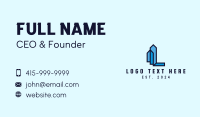 Real Estate Letter R Business Card