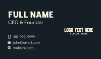 Generic Marketing Wormark Business Card