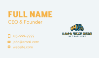 Logistics Delivery Trucking Business Card