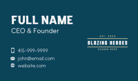 Generic Professional Wordmark Business Card Image Preview