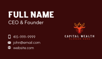 Grill Barbecue Bull Business Card