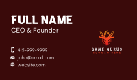 Grill Barbecue Bull Business Card