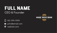 Musician Text Wordmark Business Card