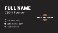 Musician Text Wordmark Business Card Design