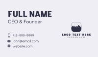 Outdoor Mountain Climbing Business Card Design