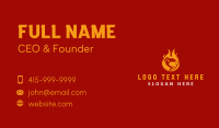 Fish BBQ Grill Business Card