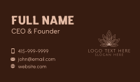 Lotus Therapy Spa Business Card