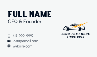 Motorsport Business Card example 2