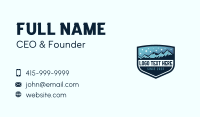 Alpine Mountain Adventure Business Card