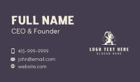 Animal Yoga Dog Business Card Design