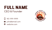 Eco Sunset Mountain Business Card