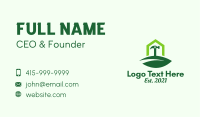 Sustainable Home Repair  Business Card