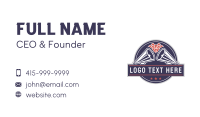 Megaphone Cheerleading Competition Business Card