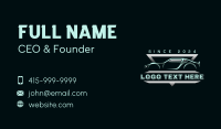 Auto Detailing Garage Business Card