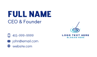 Cleaning Equipment Business Card example 4