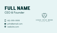 Floral Beauty Boutique Business Card