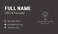 Electrical Business Card example 1