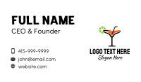 Refreshment Business Card example 2