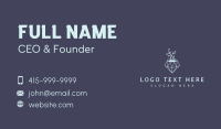 Flower Pot Diamond Business Card Design