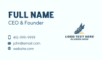 Sports Wing Shoes Business Card