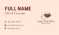 Hot Coffee Espresso  Business Card
