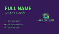 Pixel Software Letter G Business Card Design