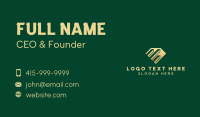 Gold Finance Diamond Business Card