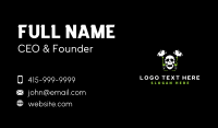 Beer Skull Bone Business Card