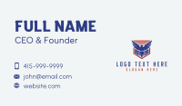 Eagle Wings Star Shield  Business Card