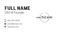 Personal Business Card example 2